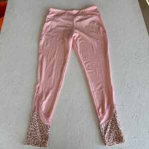 PBX Pro Women's Leggings Pink Cheetah print Large
